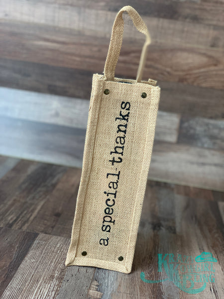 Jute Wine Bags