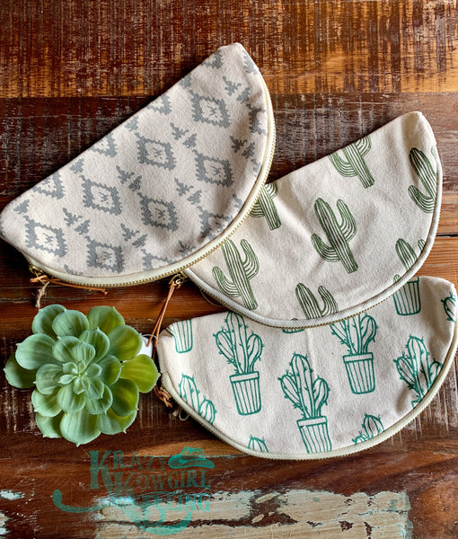 Canvas Cosmetic Bags