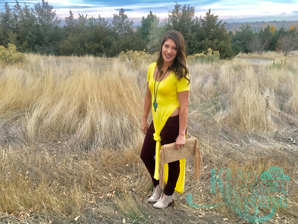 Falling For Fall Shirt (Yellow)