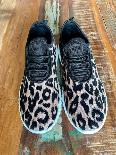 Leopard is the New Black Tennis Shoes