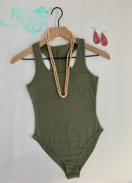 Olive Body Suit