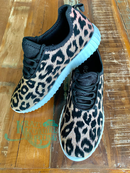 Leopard is the New Black Tennis Shoes