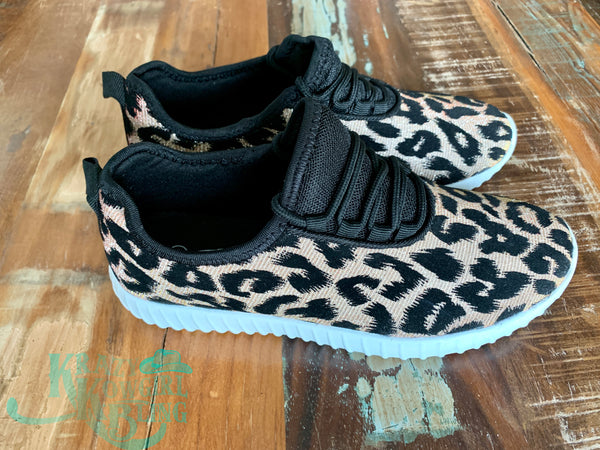 Leopard is the New Black Tennis Shoes