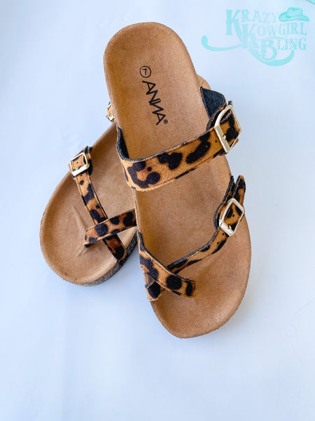 Leopard Sandals