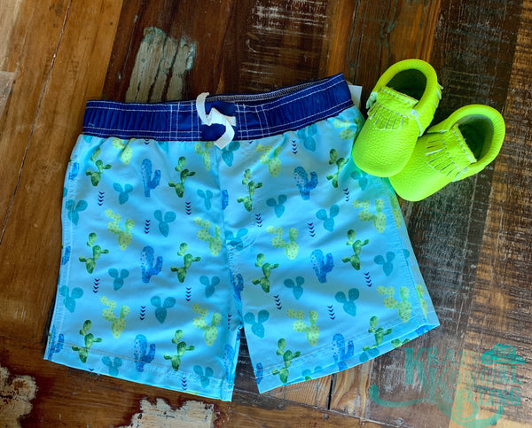 Cactus Swim Trunks