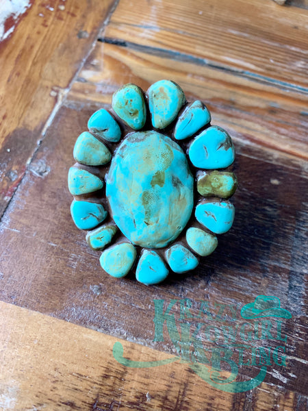 Turquoise Alamo Ring