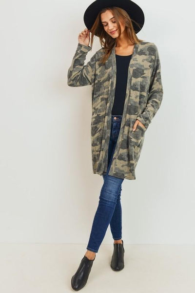 Camo Cardigan