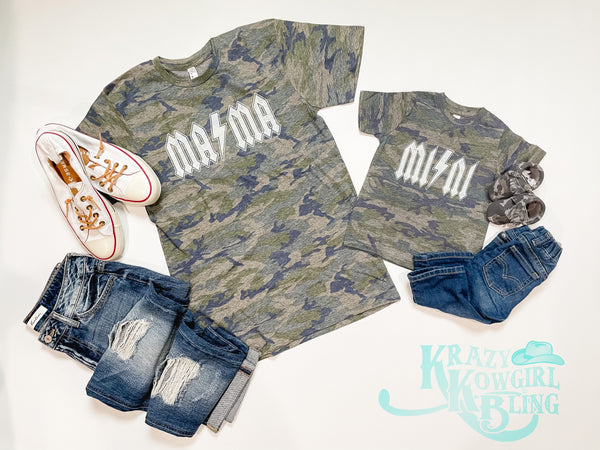 Mama camo tee
