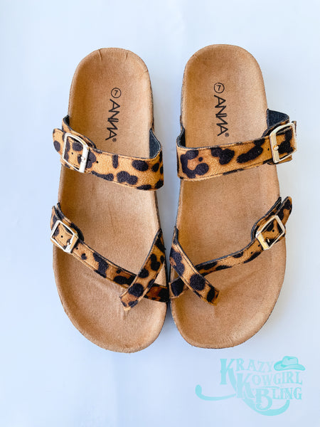Leopard Sandals
