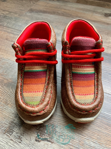 Brown Serape Mocs