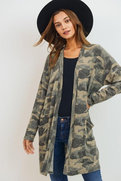 Camo Cardigan