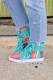 Fringe Serape High Top Shoe