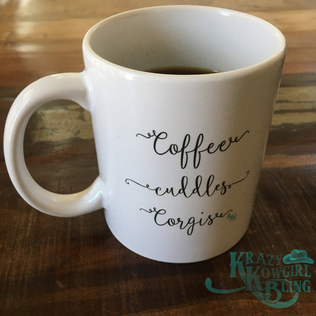 Coffee, Cuddles and Corgis (Cup)