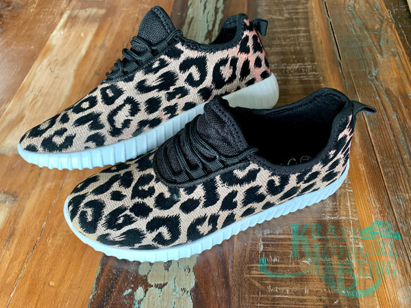 Leopard is the New Black Tennis Shoes