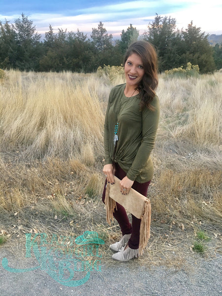 Twisted Shirt (Olive)