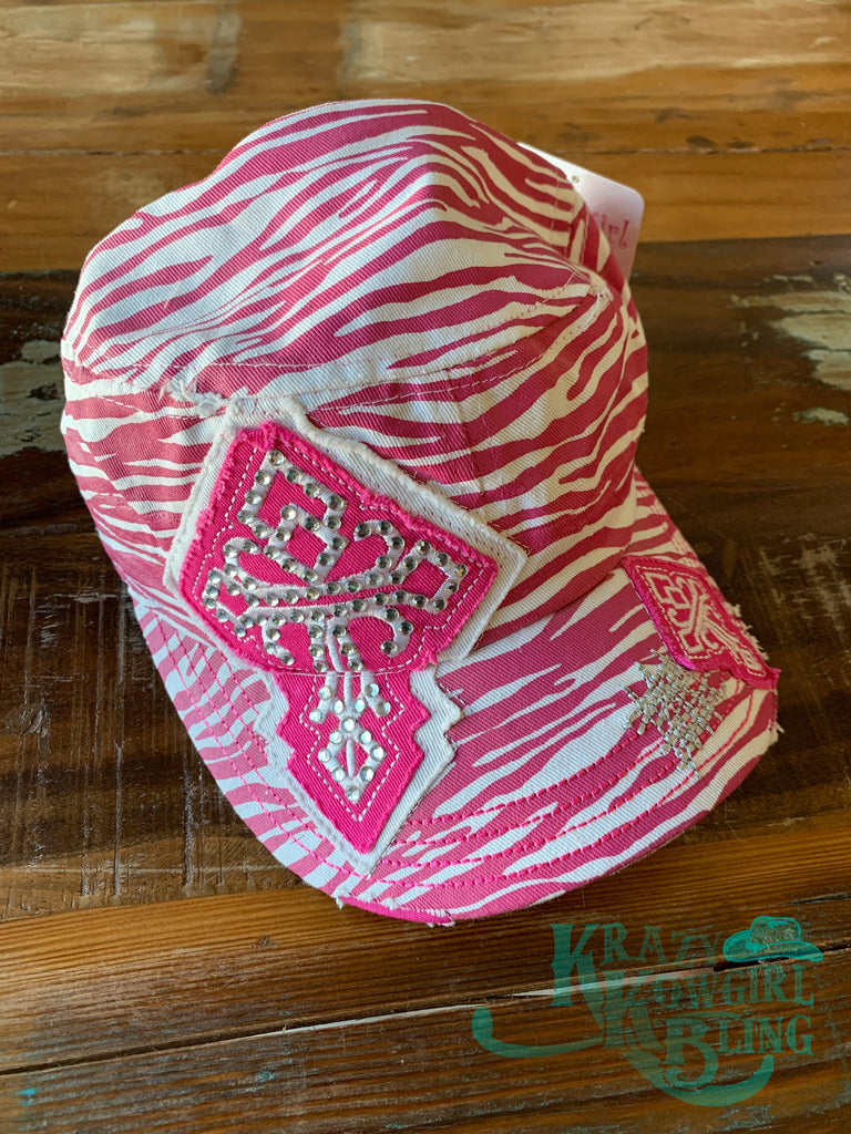 Pink Zebra Pink Cadet Cap