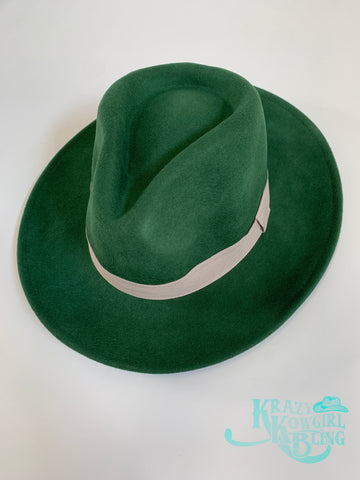 Olive Wool Hat