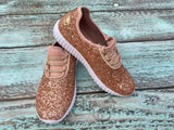 Rose Gold Tennis Shoes